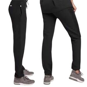 FIGS Women’s Black Cuenca Track Scrub Pants Style TW2018 Size Xsmall